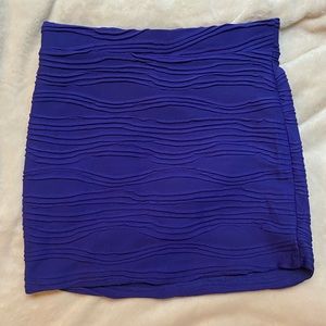 Indigo miniskirt